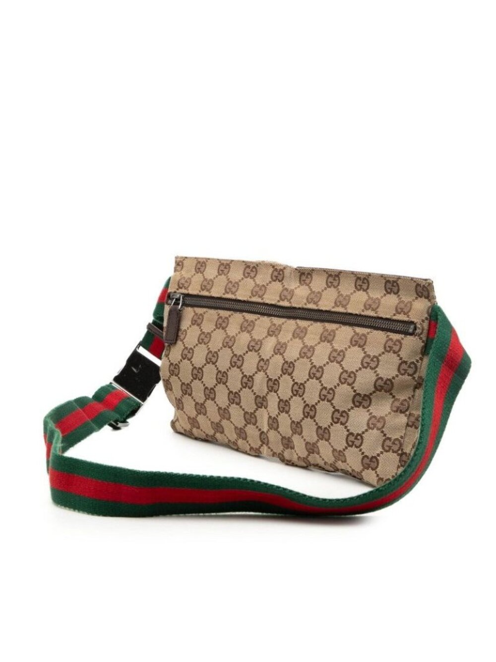 Gucci GG Canvas Waist Bag Beige Brown - Picture 2 of 8